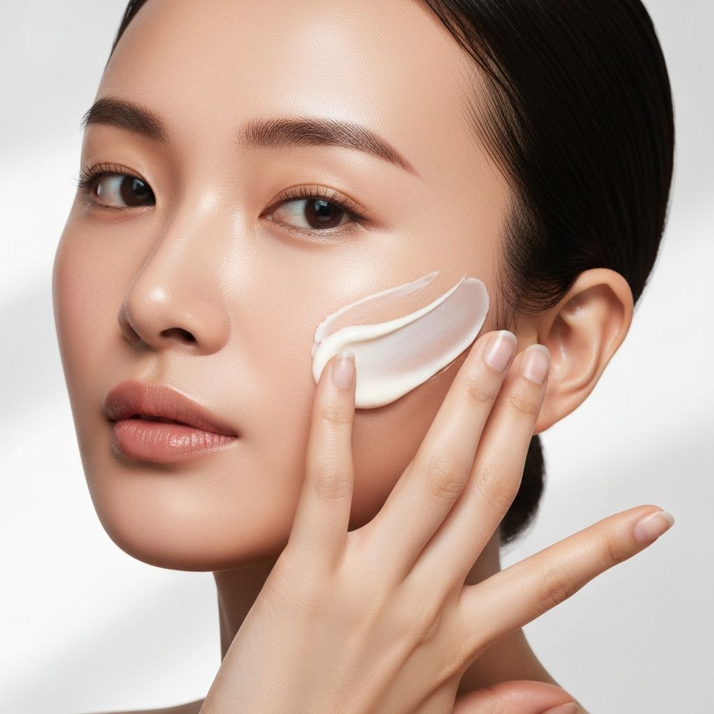 Women's face creams collection